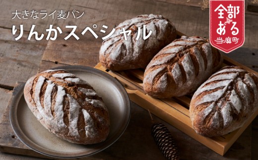 【冷凍発送】香り豊かで味わい深いライ麦パンお試しセット　森のパンやさん凜香「りんかスペシャル」（２個）【思いやり型返礼品】