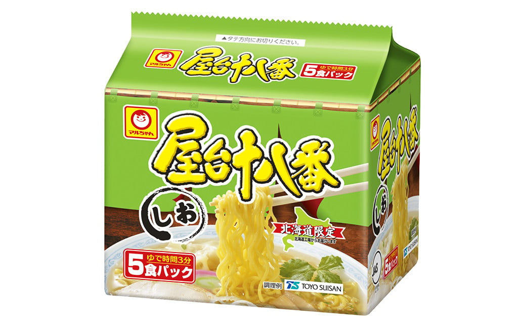 【5回定期便】 屋台十八番 しお 5食×6個（1ケース） 計30食 ラーメン 札幌ラーメン しおラーメン 塩ラーメン 塩 即席ラーメン インスタントラーメン インスタント 拉麺 麺 めん 即席麺