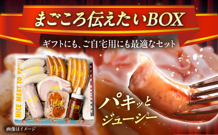 TESIOの自家製ハム＆ソーセージ 『まごころ伝えたいBOX』 豚肉 ハム ソーセージ 小分け 真空パック 沖縄市 / TESIO [BCAD003]