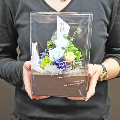ふるさと納税 水戸市 プリザーブドフラワー 仏花  mmホワイト |  | 02
