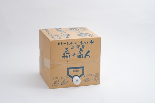 
                  天然水 森の番人 20L バッグインボックス／伊勢志摩サミット 公式 飲料水 三重セレクション 軟水 弱アルカリ性 自然水 湧水 防災グッズ 常備品 水 ミネラルウォーター お水 ご自宅用 家庭用 ストック用 三重県 大台町 (241)
                