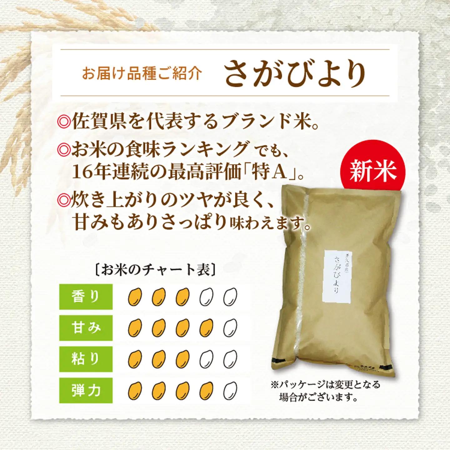 【令和8年産 新米 予約】さがびより 精米 10kg（5kg×2袋）特A評価 佐賀県産 白米 _c-127