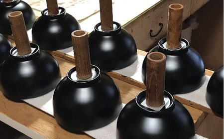 筒鉢【朱・黒】（色選択可能） 工芸品  【黒】