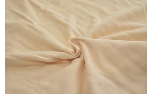 【G0664】和晒し6重合わせ　ガーゼケット　大判：配送情報備考　アイボリー