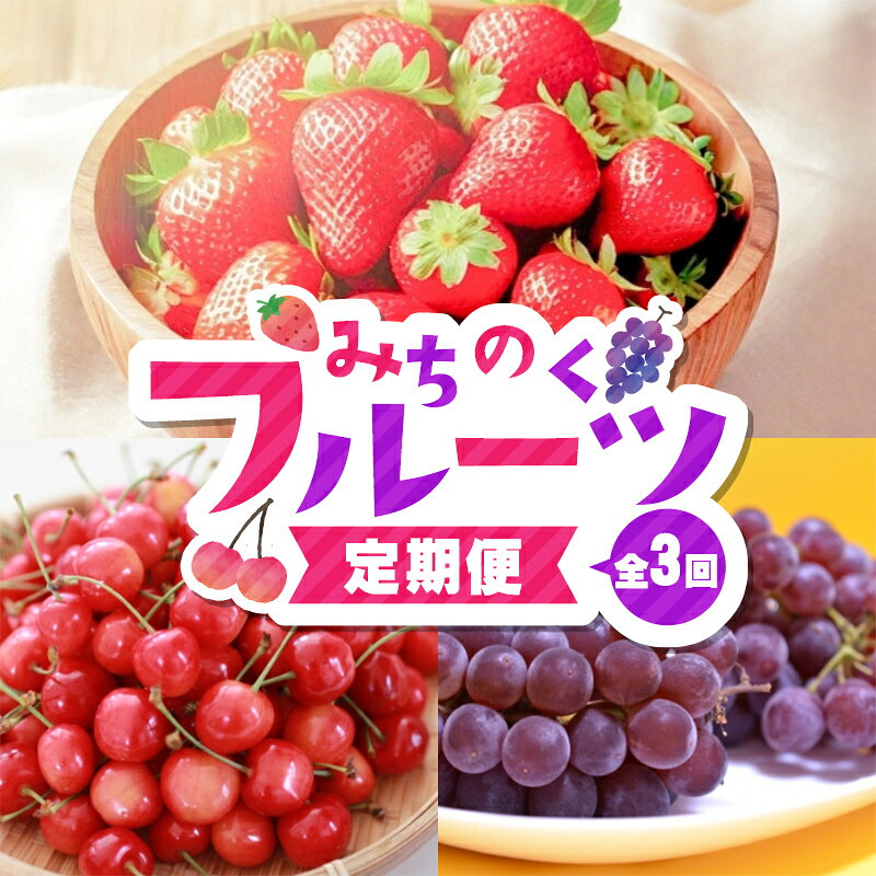 【ふるさと納税】 【先行予約2027年発送】みちのくフルーツ定期便（全3回） FSY-2842