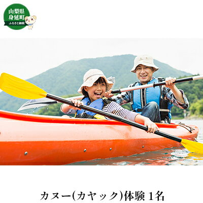 【ふるさと納税】カヌー（カヤック）体験　1名 体験チケット
