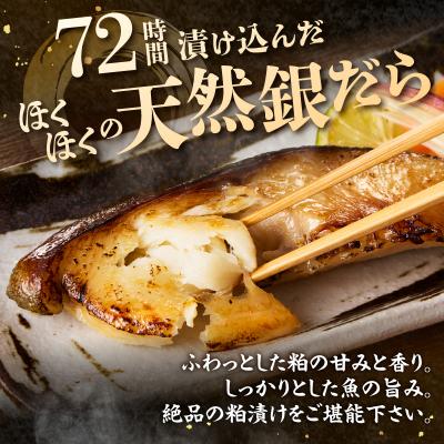 ふるさと納税 焼津市 【2026年8月お届け】72時間熟成マルイリ漬け(銀だら粕漬け)(a10-795202608) |  | 01