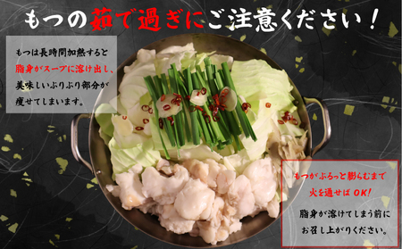 厳選小腸の博多もつ鍋800gちゃんぽん付き｜博多 もつ鍋 SHU001