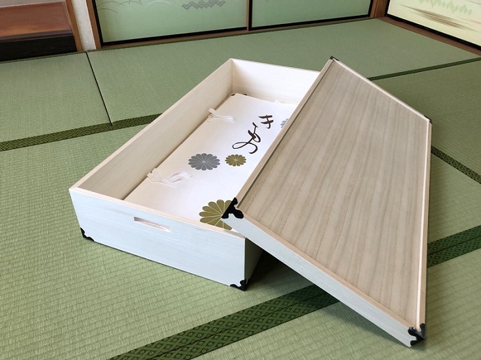 桐たんす 着物収納の定番 総桐衣装ケース1段：B545-002_イメージ2