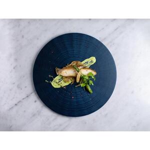 RAYS PLATE Round L 藍染 １枚 ｜トレー プレート お皿 皿 食器 インテリア