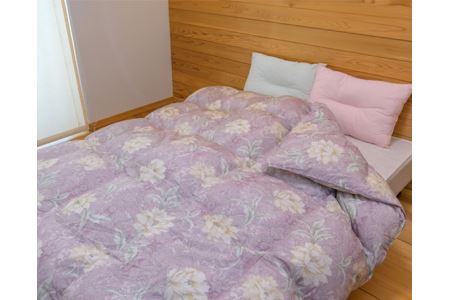 ダブルロングサイズ　上質羽毛掛ふとん（秩父市内産） No.175