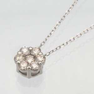 PT900/PT850 0.30ct ダイヤモンド ペンダントネックレス　HH-019716 SWBT004-PT