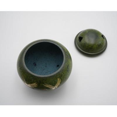 ふるさと納税 高岡市 【高岡銅器】彫金香炉　双鶴 |  | 02