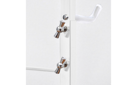 室内自転車スタンド 1台用 (ホワイト) 1436WH 足立製作所 日本製 屋内 自転車スタンド サイクル ロードバイク ディスプレイ 燕三条 新潟【028S044】