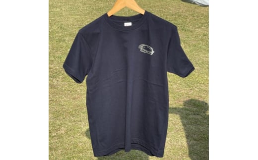 オオサンショウウオ Tシャツ(紺・Lサイズ)