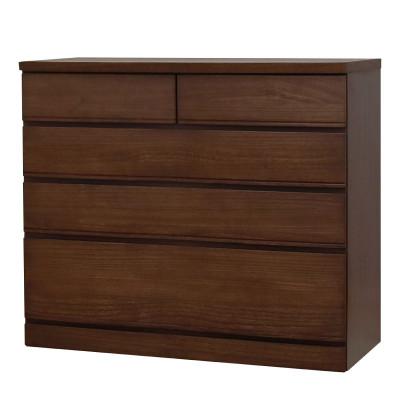 ふるさと納税 大川市 チェスト 桐詞 ウォールナット色 4段 幅102 奥行45 大川家具