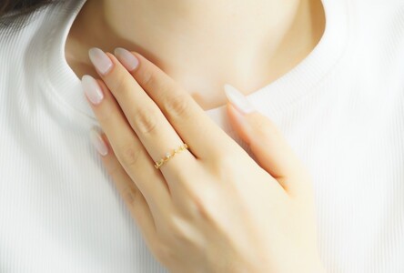 K10YGダイヤモンドクラウンリング R4102DI-Y2