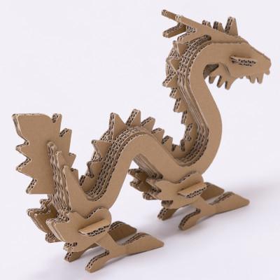 ふるさと納税 刈谷市 段ボール工作キット　干支シリーズ　タツ |  | 01
