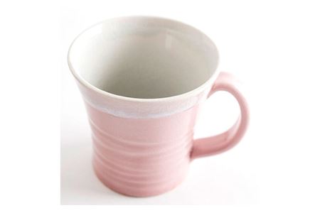 大堀相馬焼 いかりや窯 マグカップ ピンク F21R-174