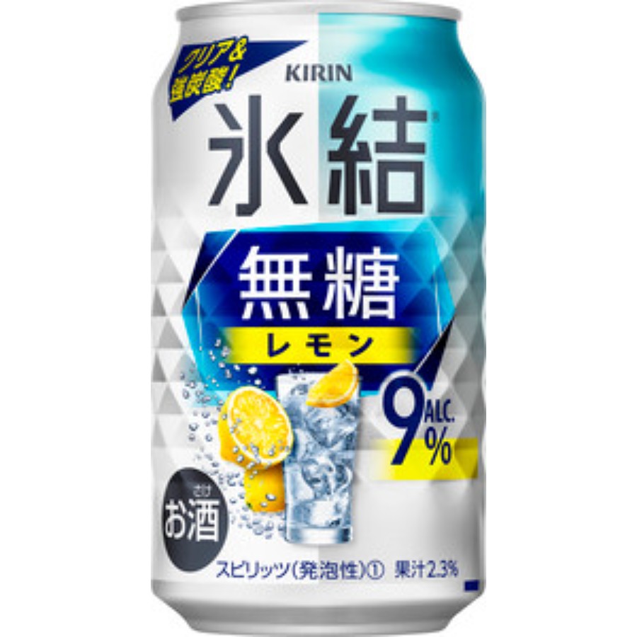 ＜キリンビール＞キリン 氷結(R)無糖 レモン ALC.9% 350ml 缶（お酒）×24本