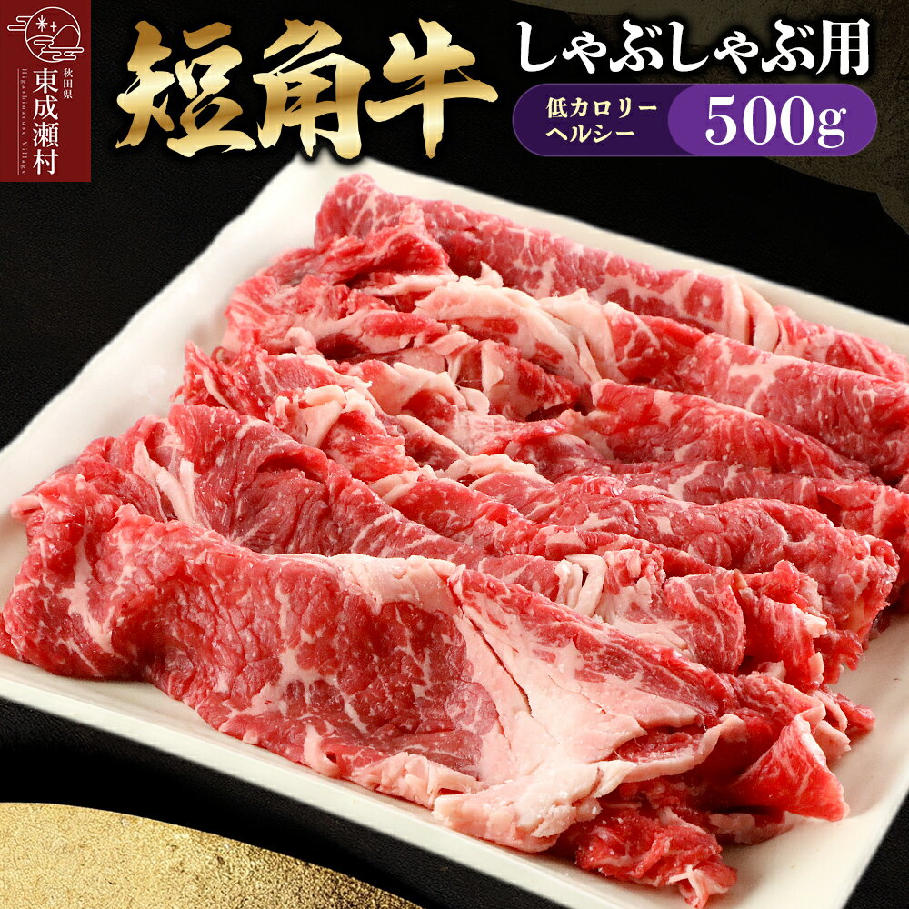 【ふるさと納税】【楽天限定受付】短角牛 しゃぶしゃぶ用（500g）