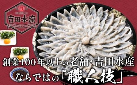 ふぐ刺身 鍋セット 3-4人前 | 冷凍 フグ BV