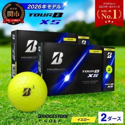 ふるさと納税 関市 2ダース TOUR B XS イエロー【2026年モデル】ブリヂストン