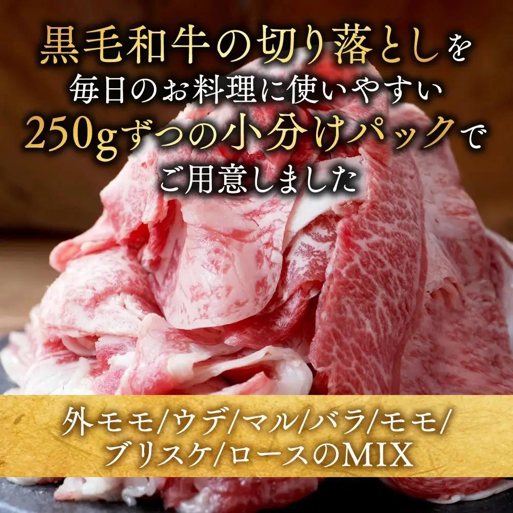牛肉 黒毛和牛 切り落とし1.5kg〔18-I901〕 小分け 牛肉 