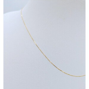 【18金イエローゴールドネックレス グリームカット長小豆0.6 50cm】富山県 富山市 贈り物 おすすめ ギフト 人気 記念