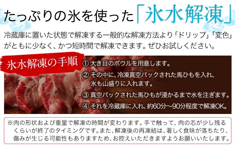 馬ひも 馬刺し用 320g (80g×4袋) 《7-14営業日以内に出荷予定(土日祝除く)》 熊本県 氷川町 肉 馬ひも 馬肉---hkw_fjbhm_wx_24_23000_320g---