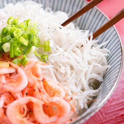 ふるさと納税 吉田町 【明治神宮・奉献品】駿河湾の恵み『極上釜あげしらす・桜えびセット M』【丸三水産】 |  | 01