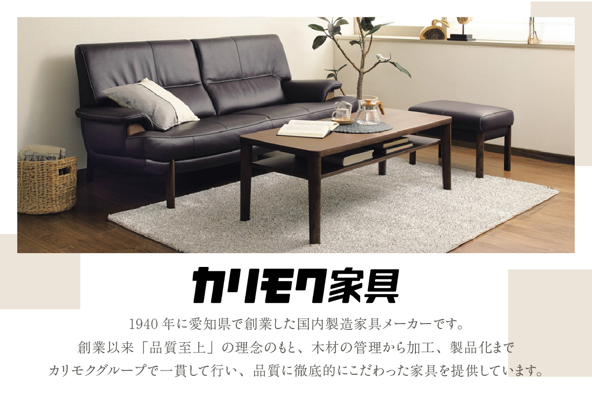 【カリモク家具】ダイニングテーブル（Ф1000）【DW3851モデル】