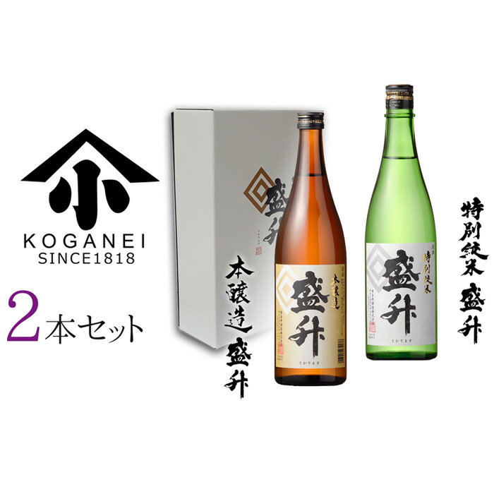 【ふるさと納税】本醸造・特別純米 盛升セット ／ お酒 日本酒 特産 送料無料 神奈川県