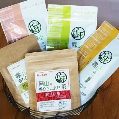 和紅茶＆緑茶 ティーバッグ 5種セット｜土佐霧山茶 ほうじ茶 玄米茶 煎茶 国産 お茶