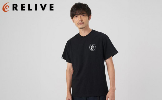 
                  【数量限定】リライブシャツプレミアム/コットン/ロゴ有/ブラック（S~LLサイズより選択可）【ファッション 服 Tシャツ カットソー 衣料 トップス 人気 女 男 スポーツ ゴルフ ウェア アウトドア 仙台市 リラックス カジュアル シンプル トレンド 春 夏 秋 冬 メンズ レディース ユニセックス】
                