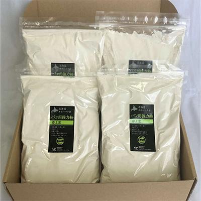 ふるさと納税 北見市 【北海道オホーツク産】パン用小麦粉(強力粉)　春よ恋　4kg |  | 03