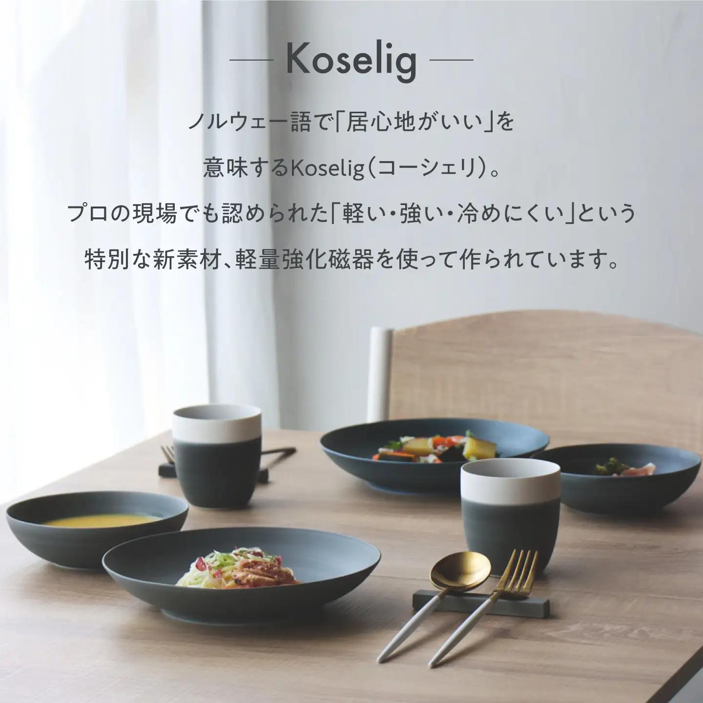 【波佐見焼】Koseligシリーズ ブラウン 4点セット【山忠】 プレート ボウル カップ カトラリーレスト[BH15]