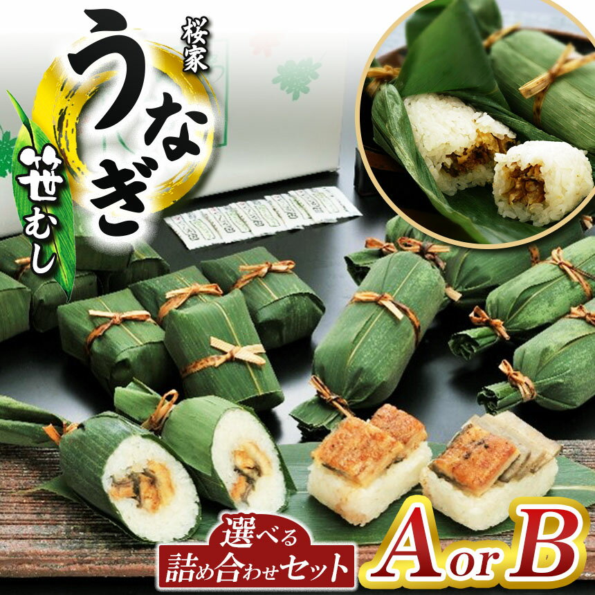 【ふるさと納税】 【選べる内容量】 Aセット Bセット うなぎ 笹蒸し 食べ比べ （ うなぎ笹むし160g お凌ぎ笹むし お凌ぎ八幡むし 調味たれ 粉山椒 ） ｜ ふるさと納税 冷凍 蒲焼 ちまき 鰻 ウナギ 魚 懐石料理 お凌ぎ 和食 老舗 割烹 信州 長野県 松本市