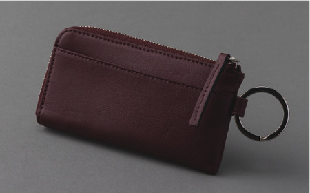 りんごレザー RingoLeather(登録商標) KEY CASE 【 赤 】 株式会社SORENA キーケース 信州 66500円 長野県 飯綱町