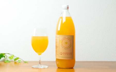 信州産 りんごジュース 1L瓶詰め [4本] 箱入り／ 笠原果樹園 果汁100% リンゴジュース 瓶 長野県産 産地直送 砂糖・食塩・香料不使用 ギフト プレゼント りんごジュース りんごジュース り
