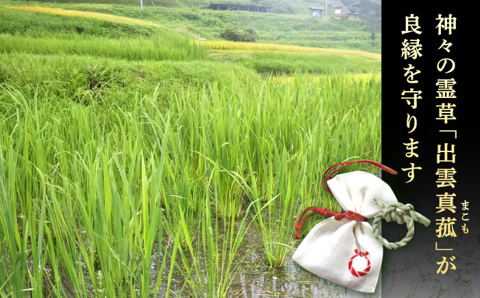 神の宿る神聖な植物・出雲真菰(まこも)のしめ縄で作られた唯一無二のお守り　島根県松江市/結ぶクリエイション [ALIE001]