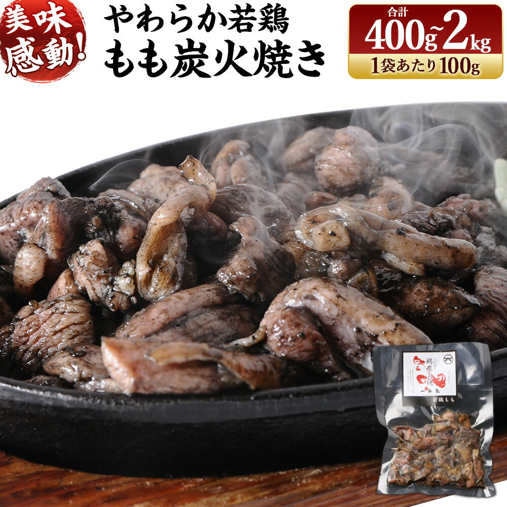 鶏専家一本気 やわらか若鶏もも炭火焼き 13袋または20袋