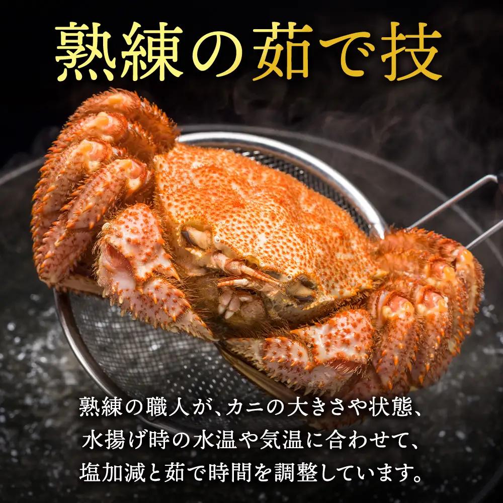 ボイル毛ガニ 500g ２尾