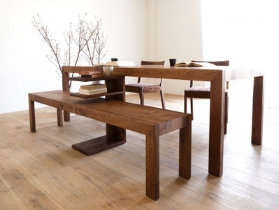 CARAMELLA  Bench wood 168　walnut