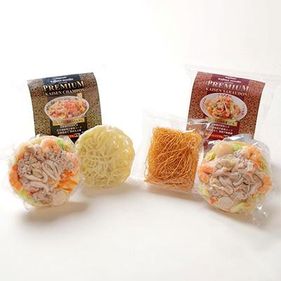 ふるさと納税 南島原市 プレミアム海鮮ちゃんぽん・皿うどん(各2食) |  | 01
