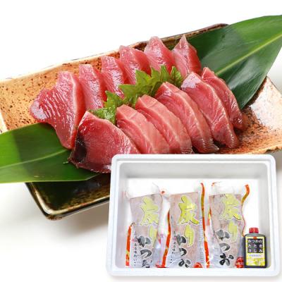 ふるさと納税 枕崎市 【鰹・豚】お好みBセット枕崎産 一本釣り戻り鰹500g・黒豚ロースしゃぶしゃぶ250g B3-66 |  | 01
