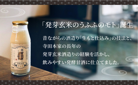 お米の乳酸発酵飲料　発芽玄米のうふふのモト12本セット【ノンアルコール 発酵食品 甘酒 乳酸菌 麹菌 】