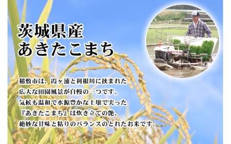 【令和7年産】あきたこまち 白米 5kg×1袋 茨城県稲敷市産 [2258]