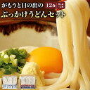 【ふるさと納税】【坂出のうどん】がもうと日の出のぶっかけうどんセット 約2人前×3袋入×2種 | 香川県 坂出市 四国 うどん 讃岐うどん さぬきうどん 生うどん めん 麺 生麺 常温 詰め合わせ 食べ比べセット お取り寄せグルメ 取り寄せ グルメ ご当地グルメ うどんセット