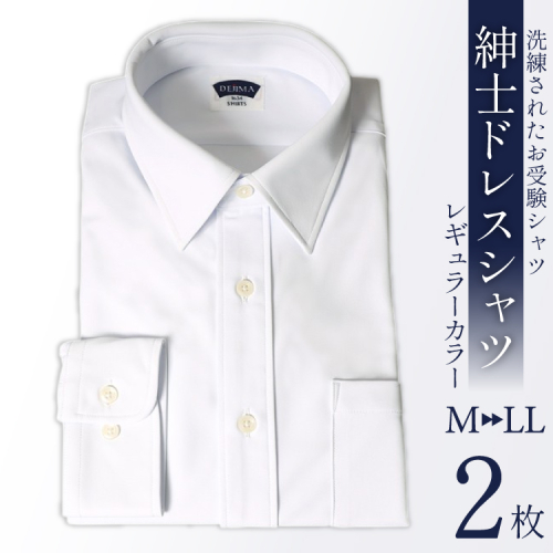 BJ159 Marycoco シャツ メンズ 紳士 ドレスシャツ 2枚 セット レギュラーカラータイプ DEJIMA SHIRTS 【選べるサイズ】[MN-S001 メアリーココ 長崎県 島原市] ワイシャツ カッターシャツ 長袖 オフィス おしゃれ